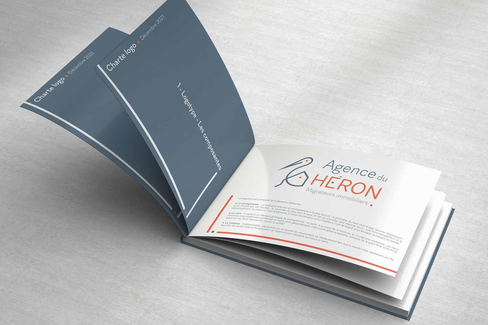 Charte logotype de l'agence du Héron