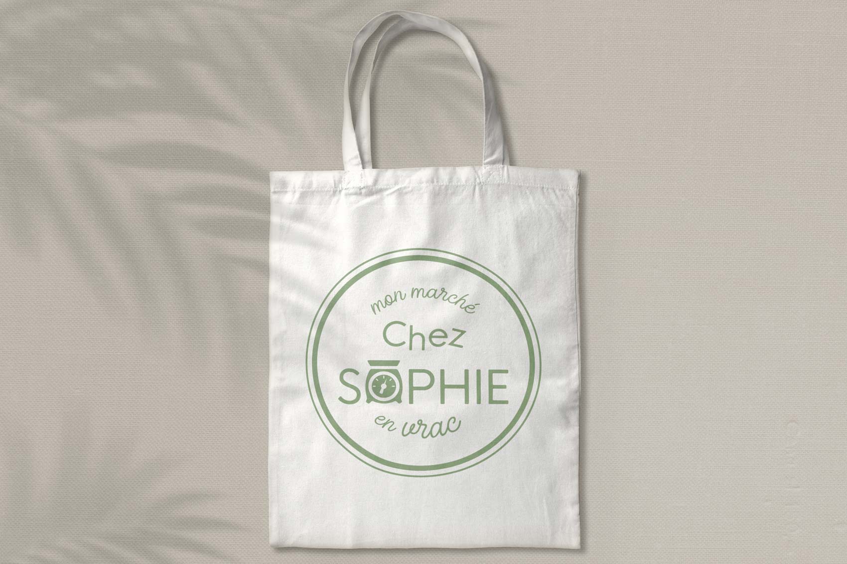 Simulation totebag logotype Chez Sophie