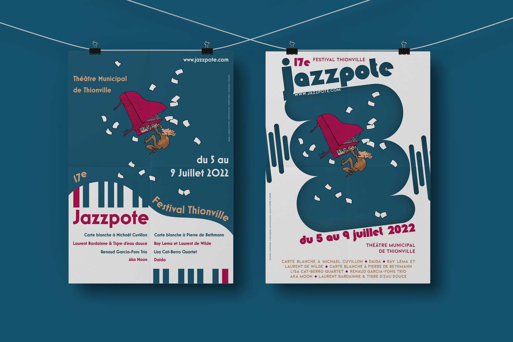 2 propositions affiches Jazzpote